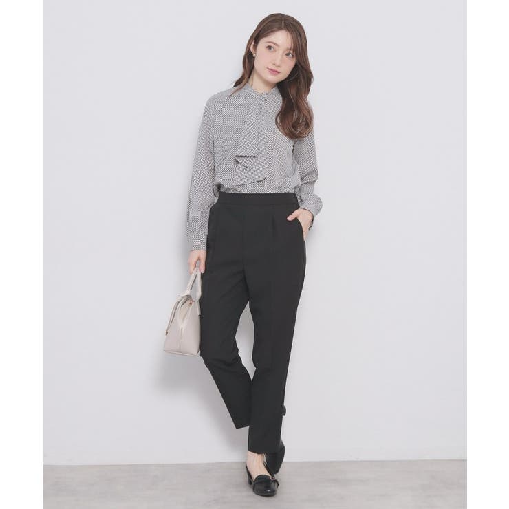 アシンメトリーボウタイブラウス【洗濯機OK イージーアイロン 防シワ】《XS～L… | index | 詳細画像10 