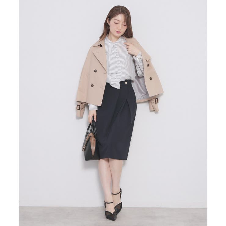 アシンメトリーボウタイブラウス【洗濯機OK イージーアイロン 防シワ】《XS～L… | index | 詳細画像15 