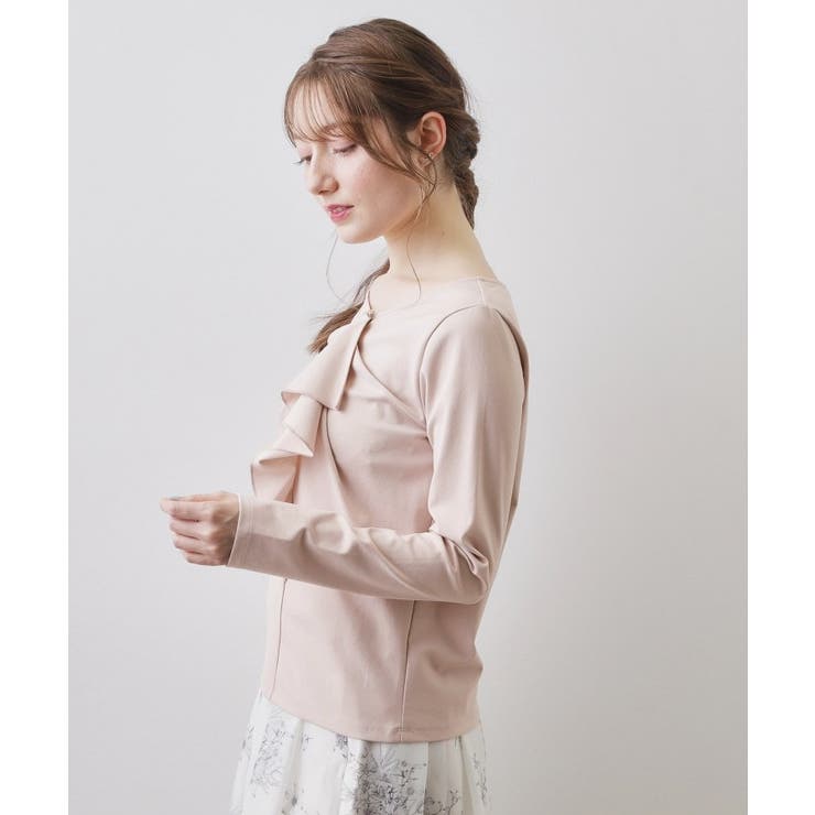 アシメラッフルフリルポンチトップス【洗濯機OK】 | index | 詳細画像14 