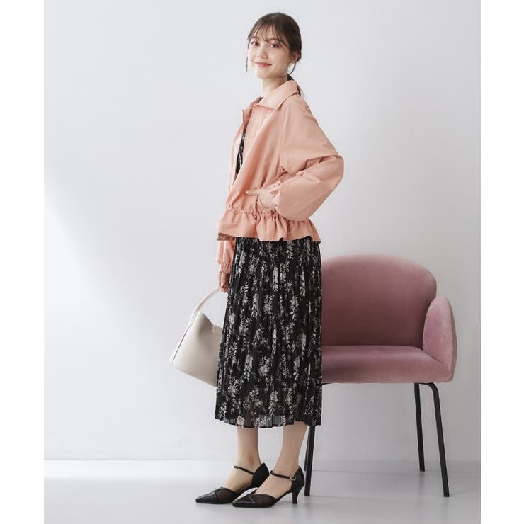 スタンドカラーペプラムブルゾン【洗濯機OK】 | index | 詳細画像7 