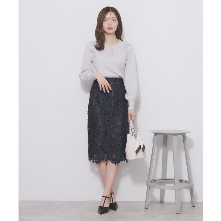 ビジューボタンヘンリーネックニット【洗濯機OK】 | index | 詳細画像7 