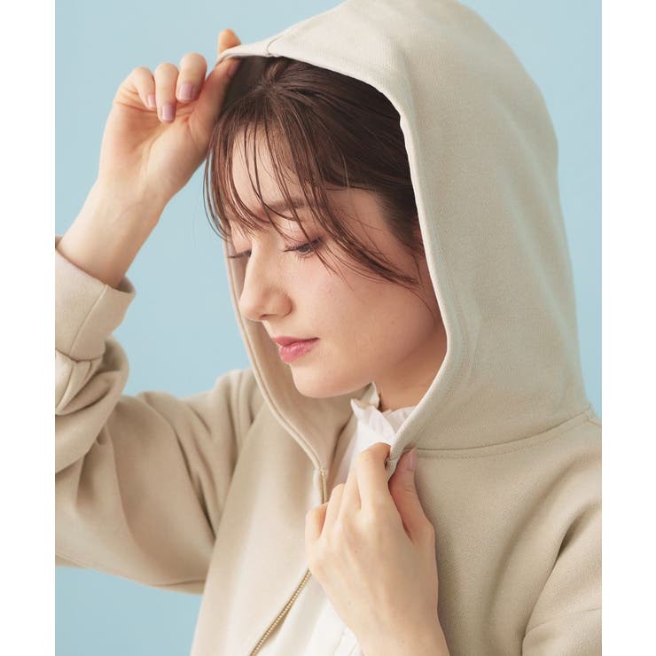 ラメ裏毛コンパクトジップパーカー【洗濯機OK】 | index | 詳細画像6 