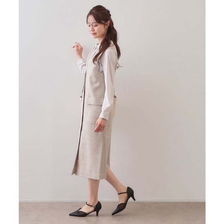 サマーツイード前開きジャンスカ【洗濯機OK/イージーアイロン】 | index | 詳細画像12 