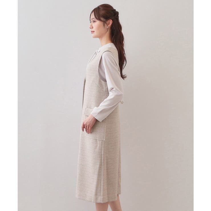 サマーツイード前開きジャンスカ【洗濯機OK/イージーアイロン】 | index | 詳細画像15 