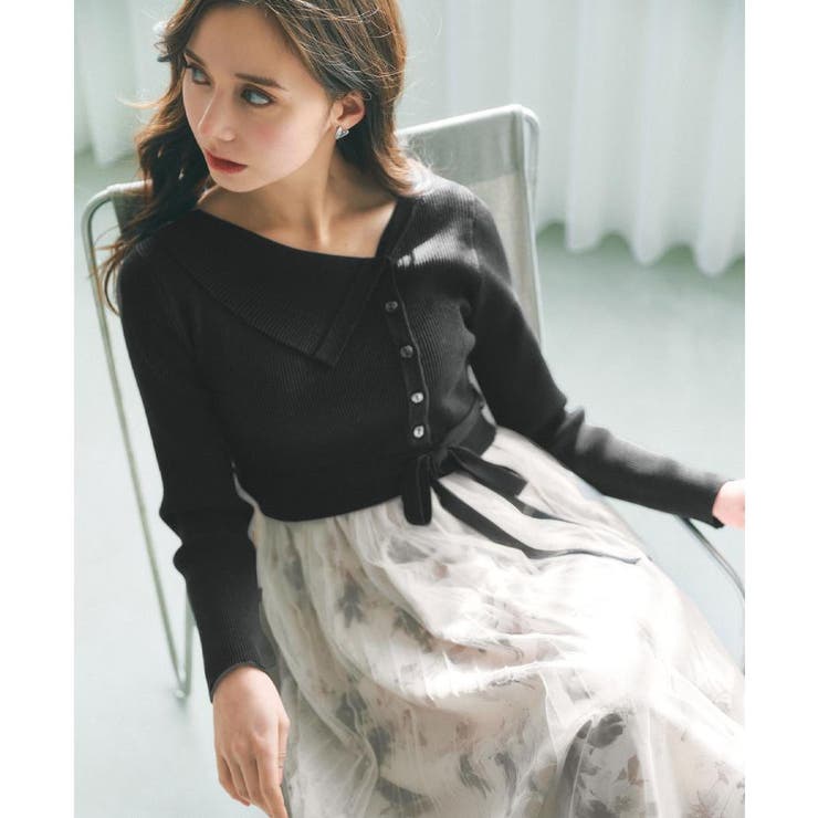 ドッキングニットワンピース【洗濯機OK/抗ピル】 | index | 詳細画像2 