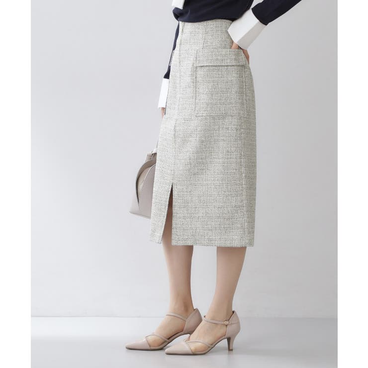 フロントジップタイトスカート【洗濯機OK/イージーアイロン】 | index | 詳細画像2 