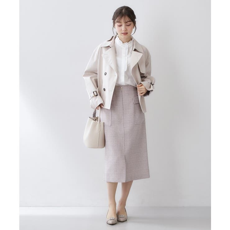 ブロードフロントフリルブラウス【洗濯機OK】《5col》 | index | 詳細画像3 