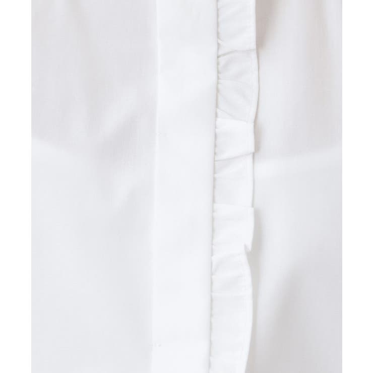 ブロードフロントフリルブラウス【洗濯機OK】《5col》 | index | 詳細画像4 