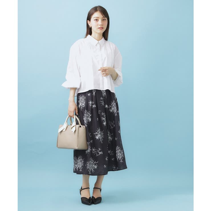 ブロード短丈タックシャツ【洗濯機OK】《5col》 | index | 詳細画像3 