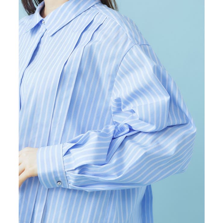 ブロード短丈タックシャツ【洗濯機OK】《5col》 | index | 詳細画像26 