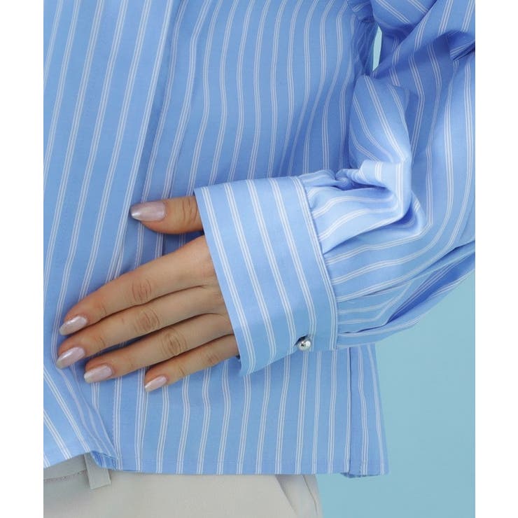 ブロード短丈タックシャツ【洗濯機OK】《5col》 | index | 詳細画像27 