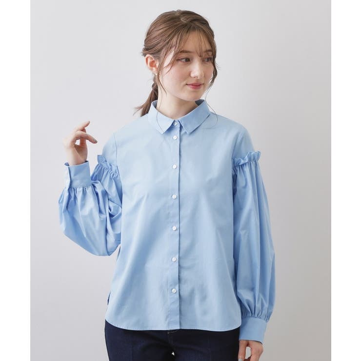 ボリュームスリーブブラウス【洗濯機OK】《5col》 | index | 詳細画像22 