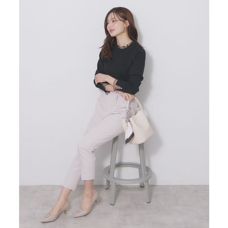 ドットチュールフリルデザインニット【洗濯機OK】 | index | 詳細画像8 