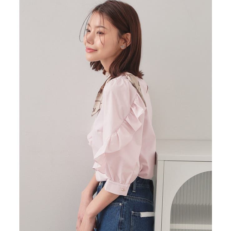 フリルスリーブドッキングポンチトップス【洗濯機OK】 | index | 詳細画像10 