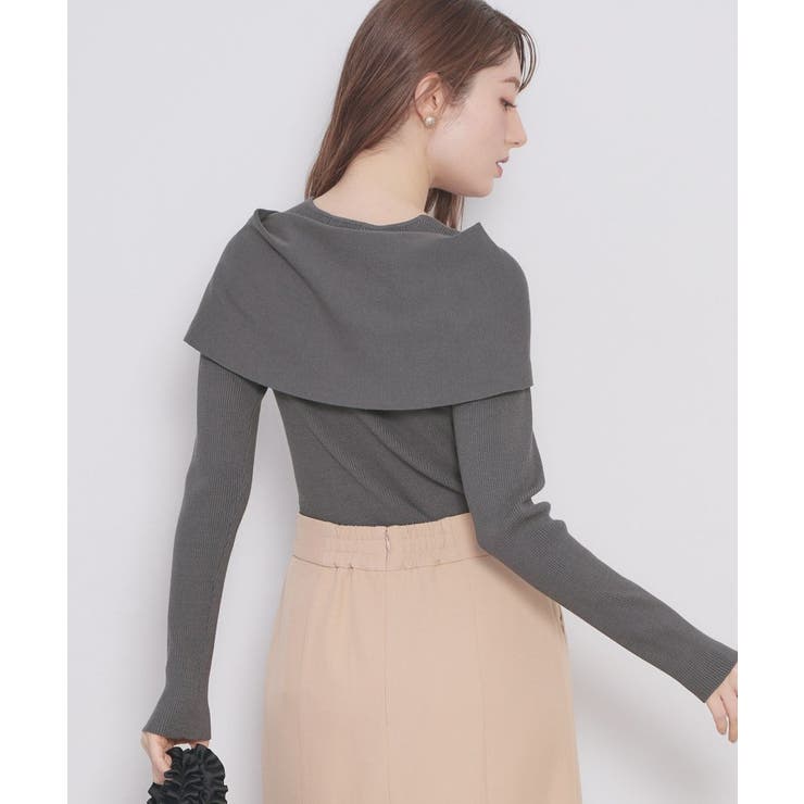 オフショルリボンリブニット【洗濯機OK】 | index | 詳細画像14 