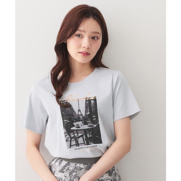 【接触冷感／UVケア】転写箔プリントTシャツ《洗濯機OK》 | index | 詳細画像13 