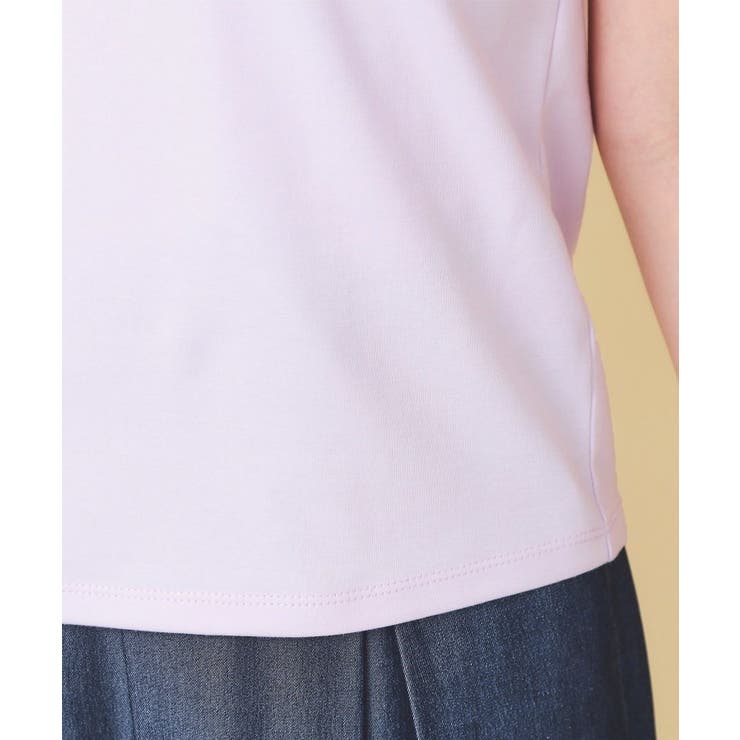 フリルドッキングスリーブTシャツ【洗濯機OK／UVケア】 | index | 詳細画像20 