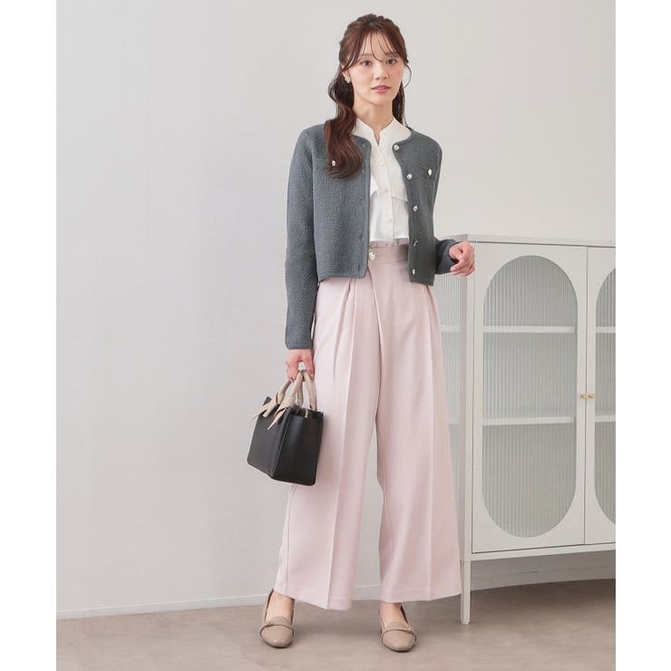 ラメリリーボクシーショートカーディガン【洗濯機OK】 | index | 詳細画像6 