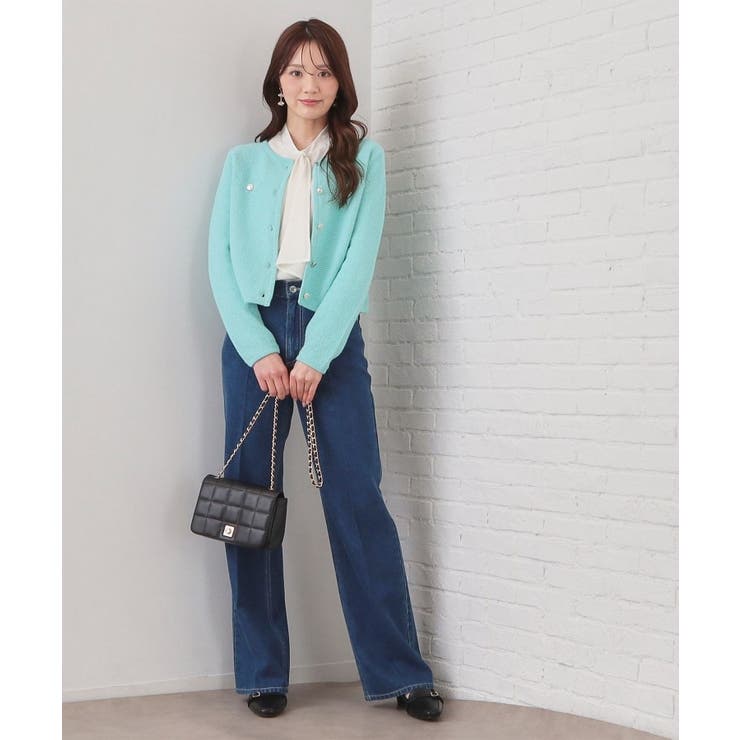 ラメリリーボクシーショートカーディガン【洗濯機OK】 | index | 詳細画像14 