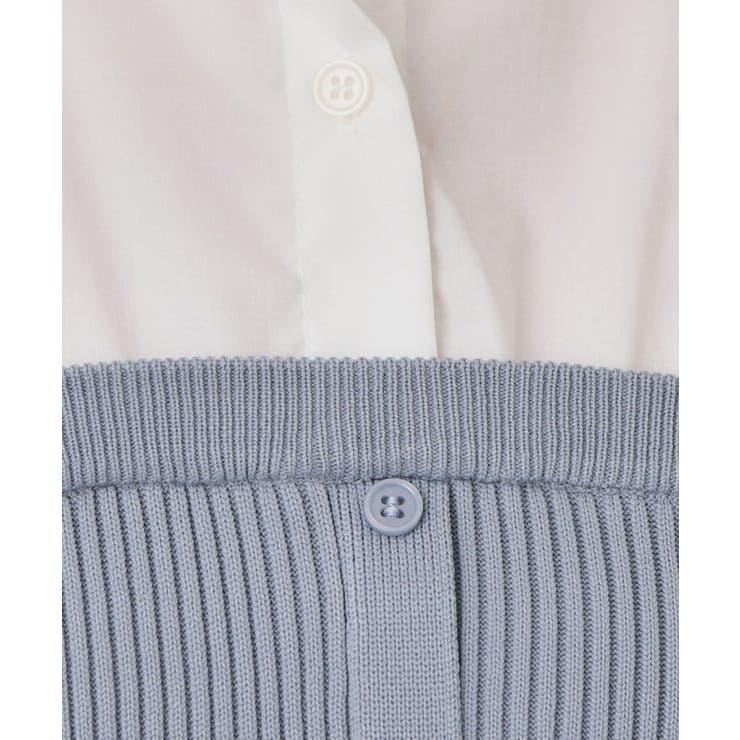 シャツドッキングペプラムニット【洗濯機OK】 | index | 詳細画像6 