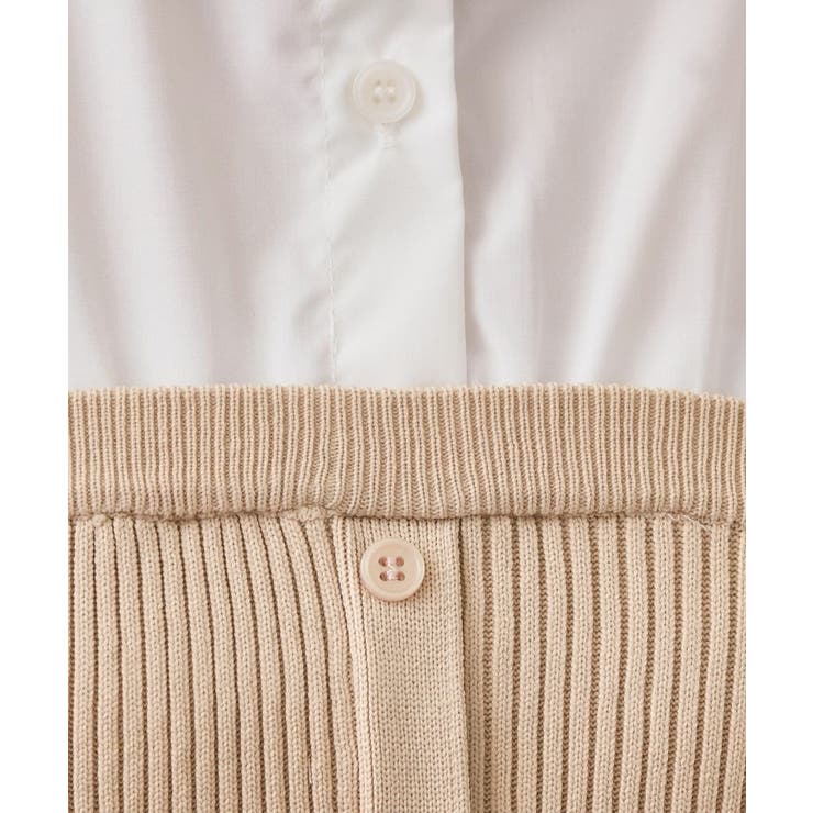 シャツドッキングペプラムニット【洗濯機OK】 | index | 詳細画像10 