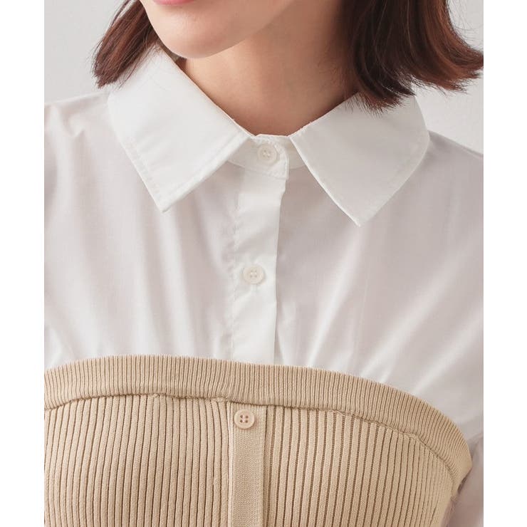 シャツドッキングペプラムニット【洗濯機OK】 | index | 詳細画像22 