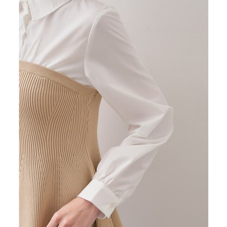 シャツドッキングペプラムニット【洗濯機OK】 | index | 詳細画像23 