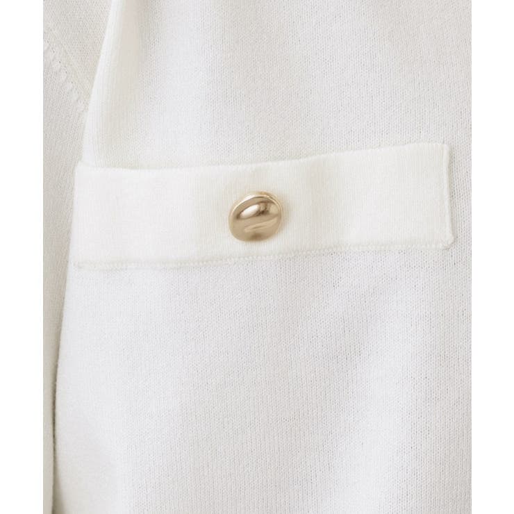 ボクシークルーネックカーディガン【洗濯機OK】 | index | 詳細画像4 