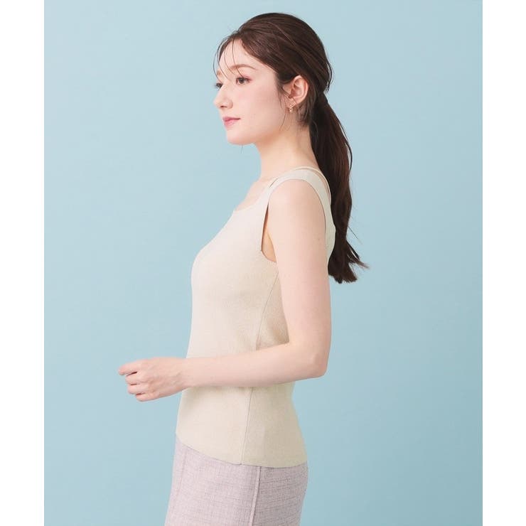 2Wayスクエアネックニットタンク【洗濯機OK/坑ピル】 | index | 詳細画像17 