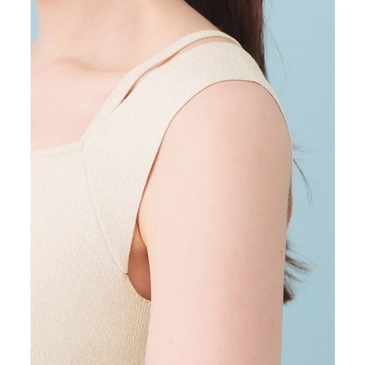 2Wayスクエアネックニットタンク【洗濯機OK/坑ピル】 | index | 詳細画像20 