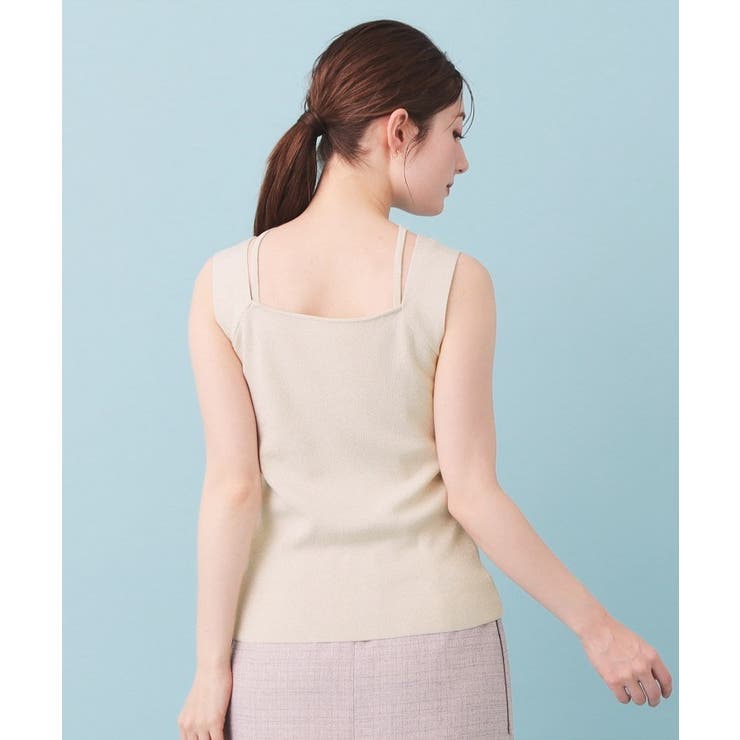 2Wayスクエアネックニットタンク【洗濯機OK/坑ピル】 | index | 詳細画像24 