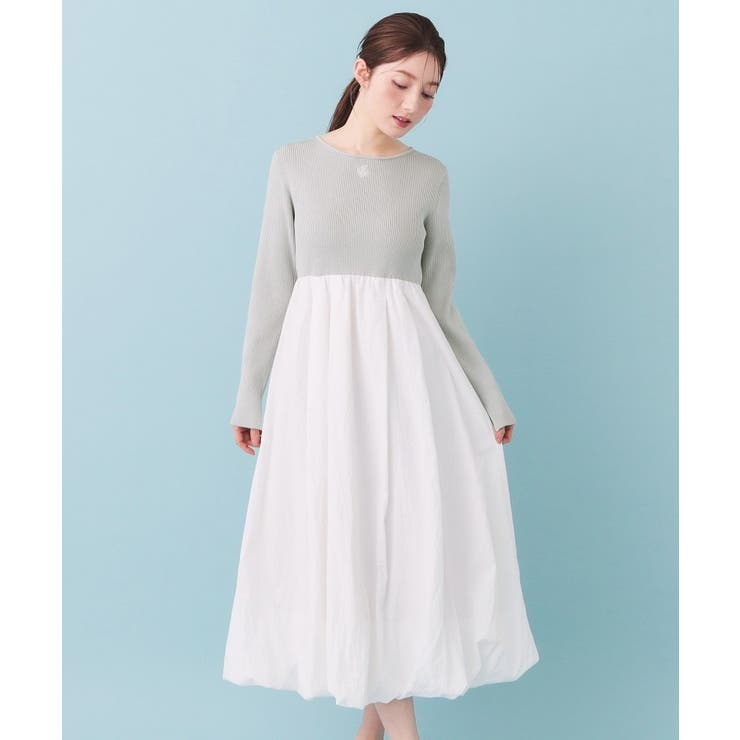 ドッキングバルーンロングフレアワンピース【洗濯機OK】 | index | 詳細画像9 