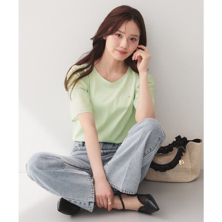 【UVケア／接触冷感】シアータックスリーブドッキングTシャツ《洗濯機OK》 | index | 詳細画像10 