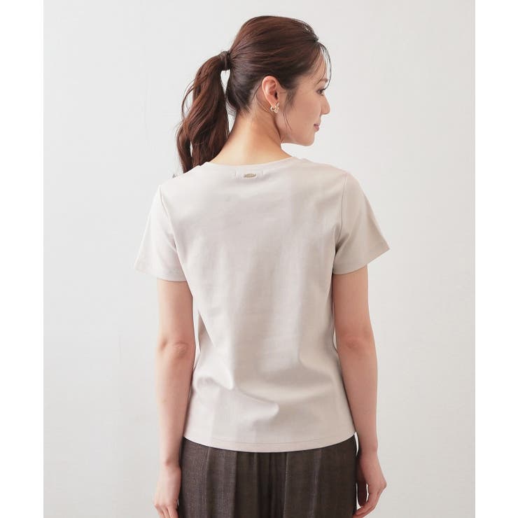 【接触冷感】エンブレムロゴ刺繍Tシャツ《UVケア／洗濯機OK》 | index | 詳細画像19 