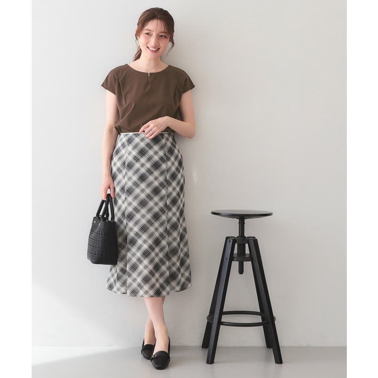 【接触冷感】ビジューキーネックフレンチトップス《UVケア 洗濯機OK XS～3L | index | 詳細画像11 