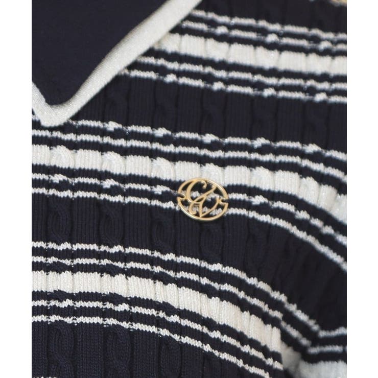 ラメダブル衿ケーブルポロニット【坑ピル/洗濯機OK】 | index | 詳細画像17 
