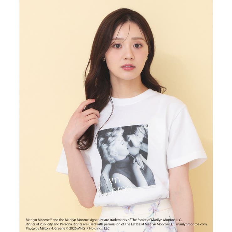 ホワイト(002) | マリリン・モンロー/アソートＴシャツ【洗濯機ＯＫ】 | index