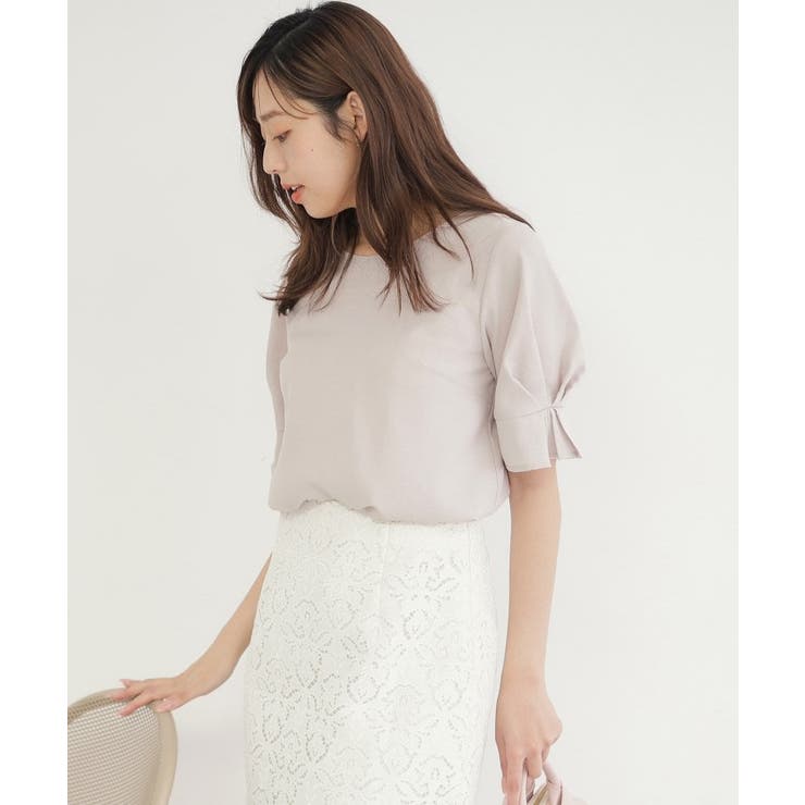 《新色追加》タックスリーブブラウス【洗濯機洗い可/吸水速乾/防シワ/抗ピル】 | index | 詳細画像7 