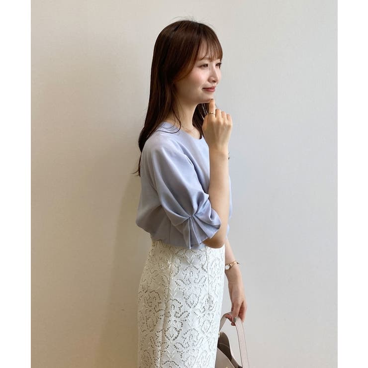 《新色追加》タックスリーブブラウス【洗濯機洗い可/吸水速乾/防シワ/抗ピル】 | index | 詳細画像53 