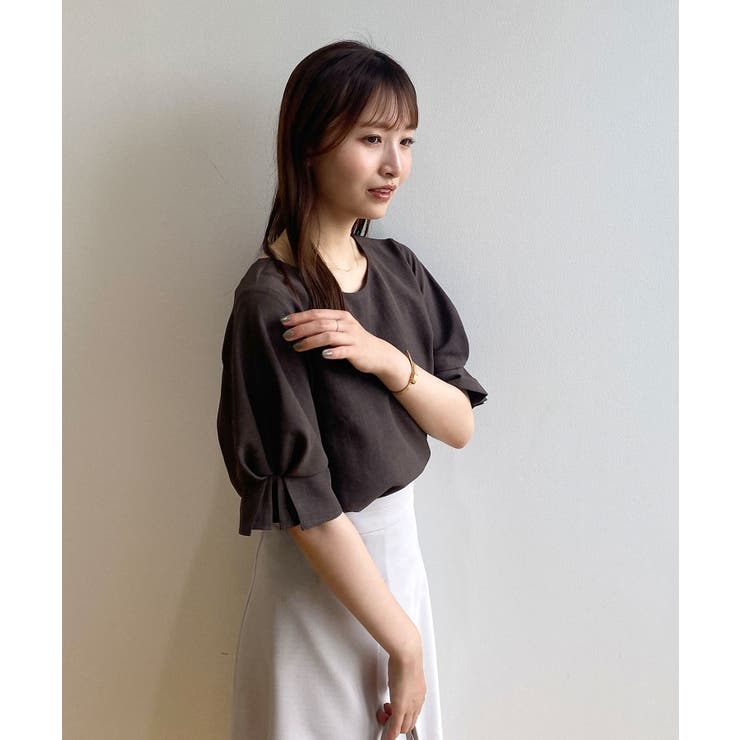 《新色追加》タックスリーブブラウス【洗濯機洗い可/吸水速乾/防シワ/抗ピル】 | index | 詳細画像55 