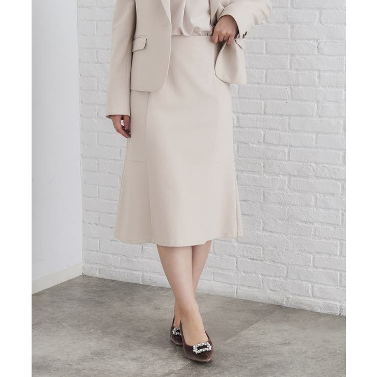 グレージュ(850) | 《5色展開 S LLサイズ》ストレッチマーメイドスカート | index