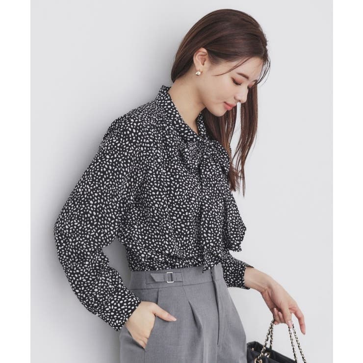 《5color XS LLsize》レイヤードボウタイブラウス【洗濯機洗い可 | index | 詳細画像19 