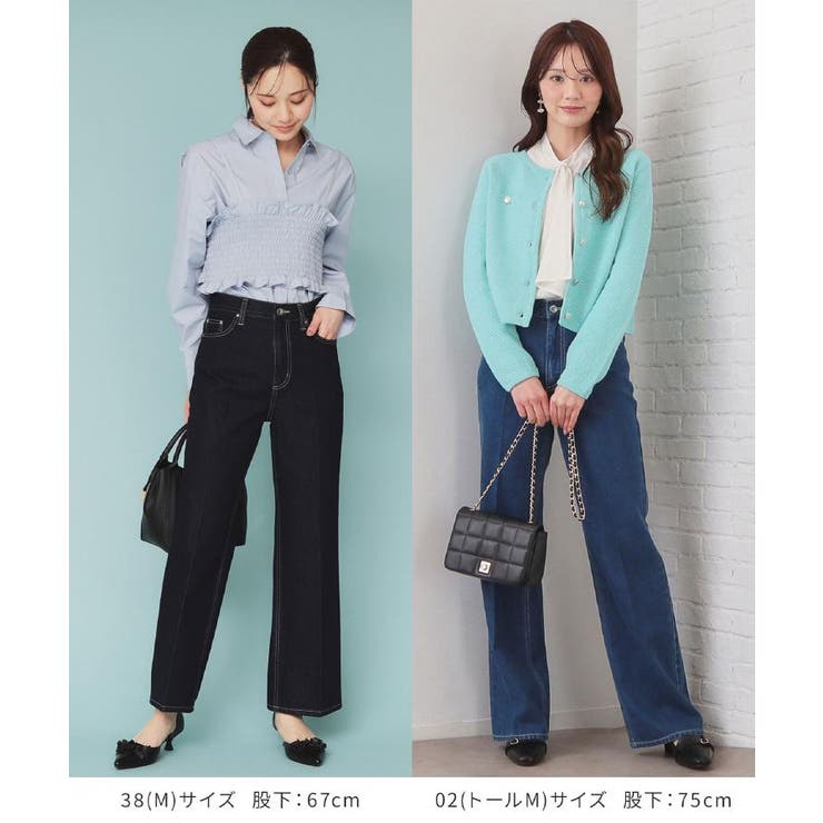 《丈が選べる》ストレートデニムパンツ【洗濯機洗い可】 | index | 詳細画像27 