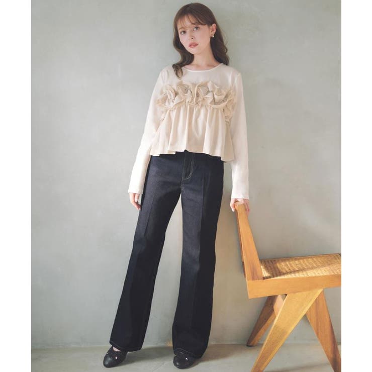 pelleq ストレートデニム パンツ PT0404-SS25 36 pelleq ストレート