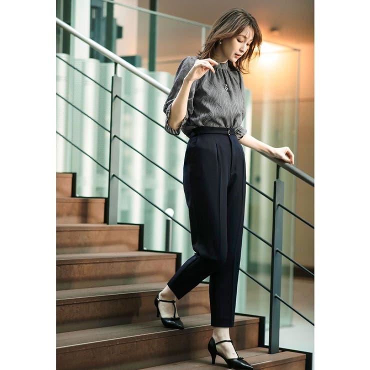 ストレッチテーパードパンツ【洗濯機洗い可/吸水速乾/防シワ】 | index | 詳細画像1 