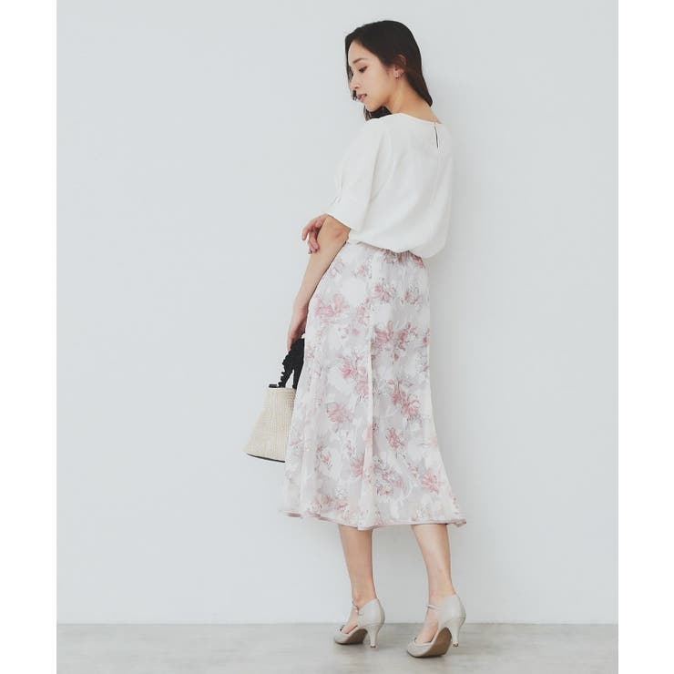 《8色展開 XS LLサイズ》タックパフスリーブブラウス【洗濯機洗い可 | index | 詳細画像12 