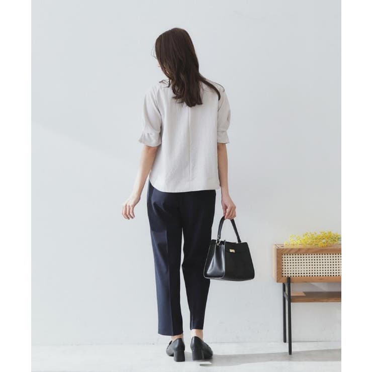 《8色展開 XS LLサイズ》タックパフスリーブブラウス【洗濯機洗い可 | index | 詳細画像18 