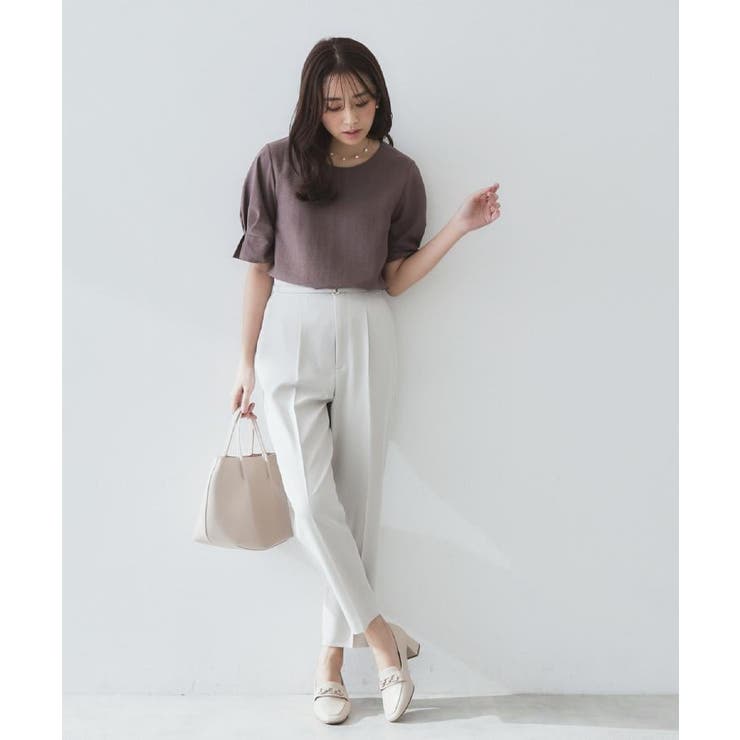 《8色展開 XS LLサイズ》タックパフスリーブブラウス【洗濯機洗い可 | index | 詳細画像74 