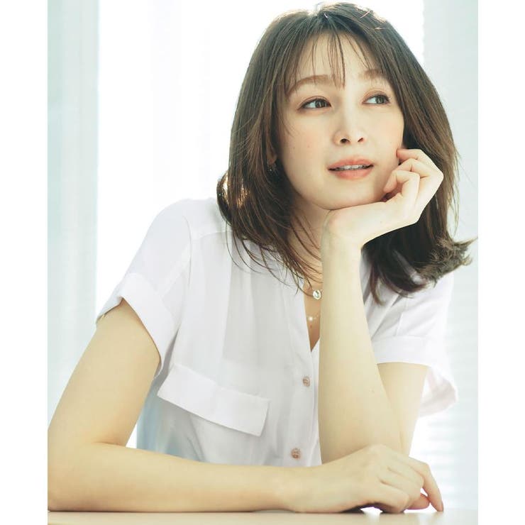 ダブルポケットスキッパーブラウス【洗濯機洗い可/イージーアイロン】 | index | 詳細画像1 