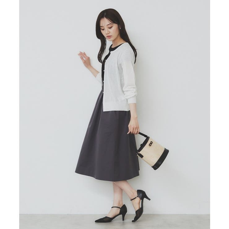 《7色展開 XS LLサイズ》ビジューボタンクルーネックカーディガン【洗濯機洗い… | index | 詳細画像3 